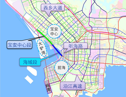 海滨大道一期A段（听海路-西乡大道）项目